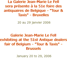 La Galerie Jean-Marie Le Fell sera